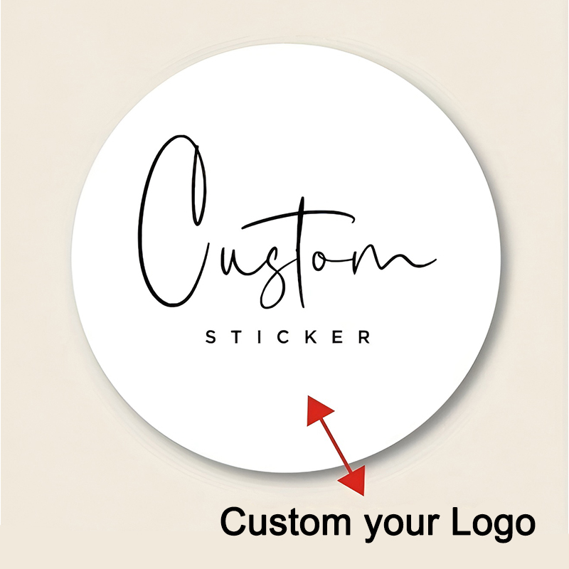 Personalised Candle Label - Çok Renkli Logolu Kişiselleştirilebilir Fotoğraf Çıkartmaları