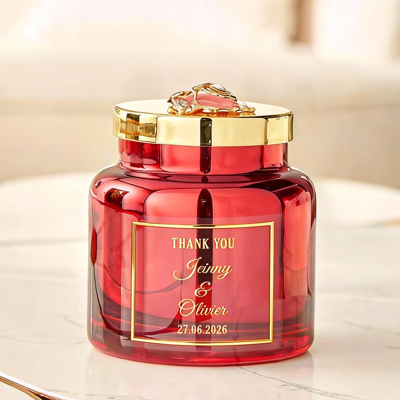 50 adet kare kişiselleştirilmi - Personalised Candle Label incelemesi ve fiyatı
