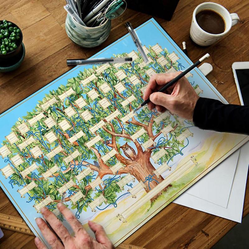 Doldurulabilir Aile Ağacı Tabl - Family Tree Print incelemesi ve fiyatı
