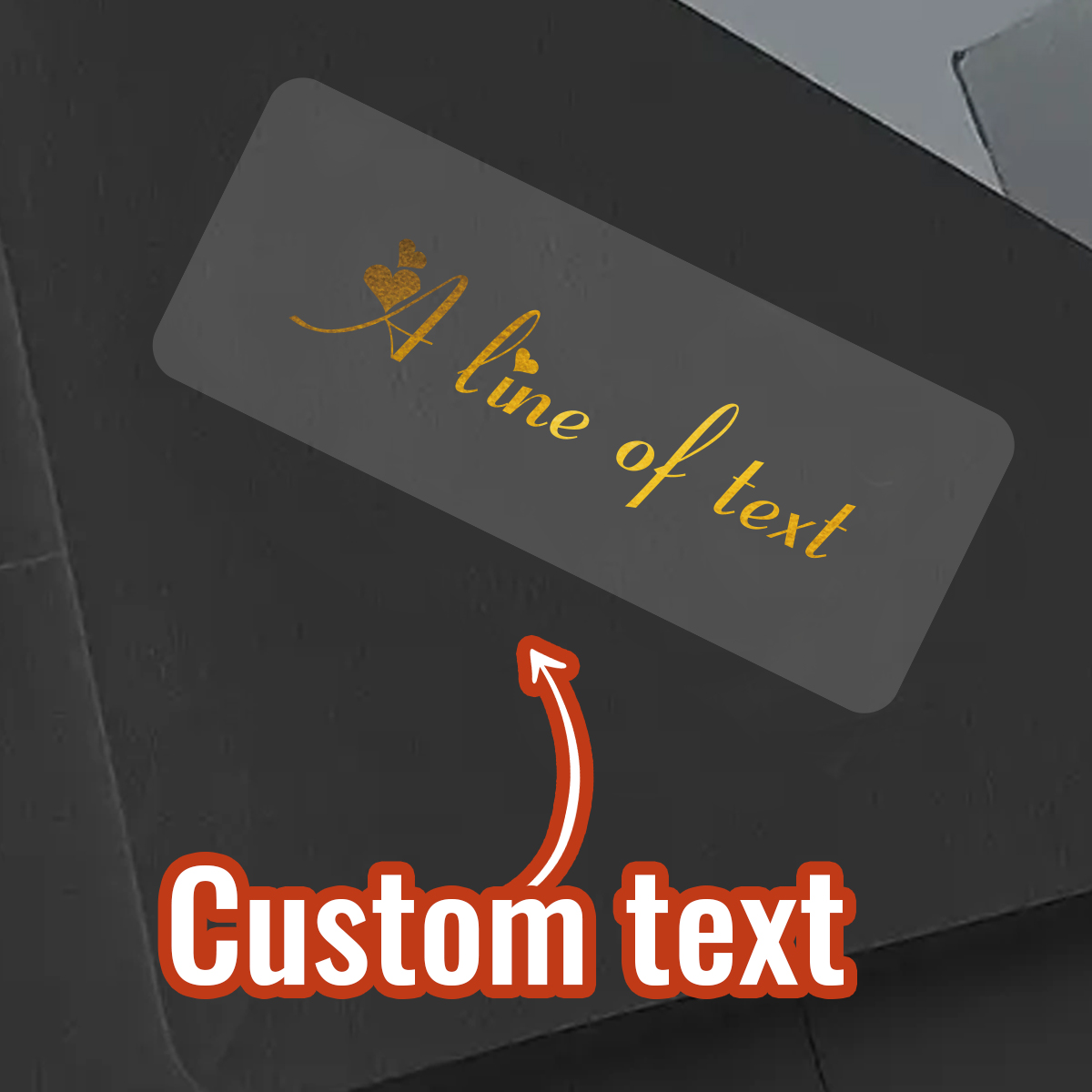 Özel Metinli Dikdörtgen Şeffaf - Personalised Candle Label incelemesi ve fiyatı