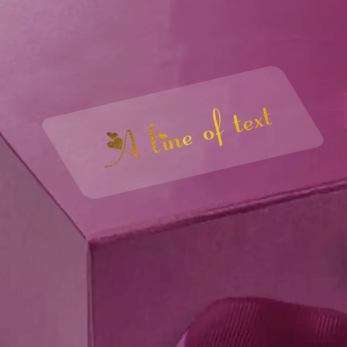 Özel Metinli Dikdörtgen Şeffaf - Personalised Candle Label incelemesi ve fiyatı