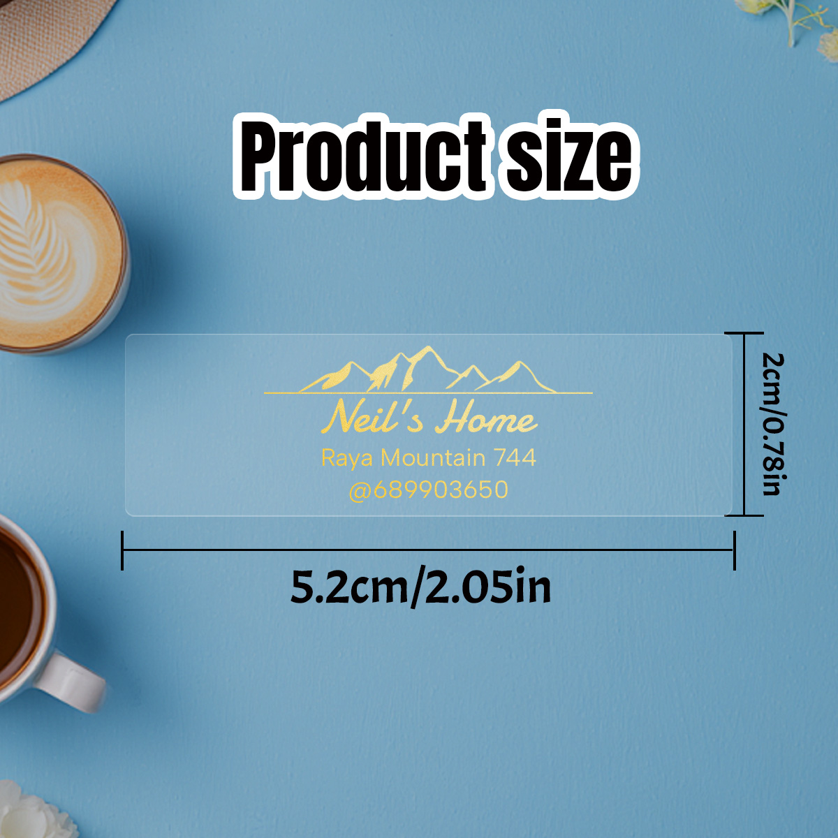 30-240 Adet Özel Çıkartmalar,  - Personalised Candle Label incelemesi ve fiyatı