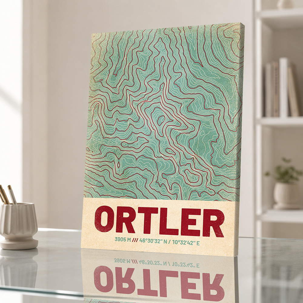 İtalya Topografik Kanvas Poste - Custom Map Poster incelemesi ve fiyatı